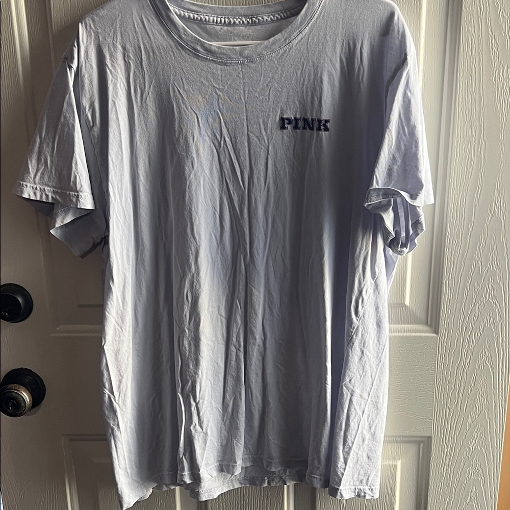 PINK Victoria's Secret Light Gray Tee